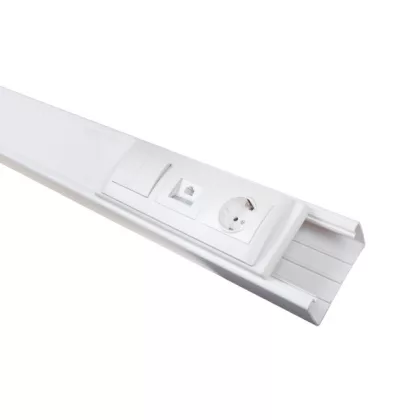   ELMARK hármas keret kábelcsatornához, 100X40/100X60, fehér