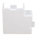 ELMARK L idom manyag kábelcsatornához, 12x12mm, fehér