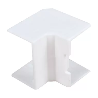 ELMARK bels könyök manyag kábelcsatornához, 25x25mm, fehér