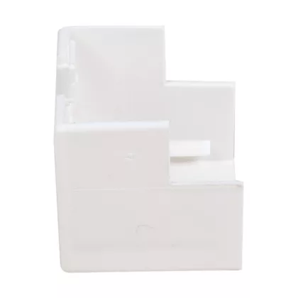   ELMARK küls könyök manyag kábelcsatornához, 40x25mm, fehér