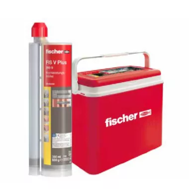 Fischer 574956 FIS V PLUS 360 S (8 db) Injektáló ragasztó + hűtőláda
