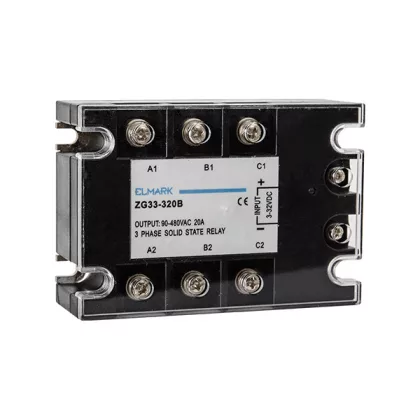 ELMARK szilárdtest relé, ZG33-3-10, 400V AC, 10A