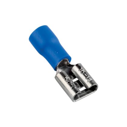   ELMARK szigetelt rátolható csatlakozó hüvely, kék, 1.5-2.5mm2, FDD 2 - 250, 100db/csomag