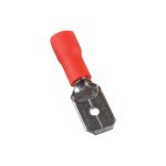 ELMARK szigetelt rátolható csatlakozó csap, piros, 0.5-1.0mm2, MDD 1.25 - 250, 100db/csoma
