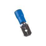 ELMARK szigetelt rátolható csatlakozó csap, kék, 1.5-2.5mm2, MDD 2 - 250, 100db/csomag