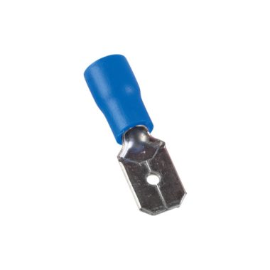 ELMARK szigetelt rátolható csatlakozó csap, kék, 1.5-2.5mm2, MDD 2 - 250, 100db/csomag