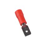 ELMARK szigetelt rátolható csatlakozó csap, piros, 0.5-1.0mm2, MDD 1.25 - 187, 100db/csoma