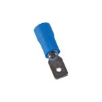 ELMARK szigetelt rátolható csatlakozó csap, kék, 1.5-2.5mm2, MDD 2 - 187, 100db/csomag