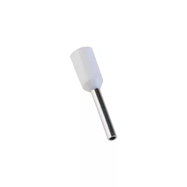 ELMARK szigetelt érvéghüvely, fehér, 0.5mm2, 8mm, 0508, 100db/csomag ELMARK szigetelt érvéghüvely, fehér, 0.5mm2, 8mm, 0508, 100db/csomag