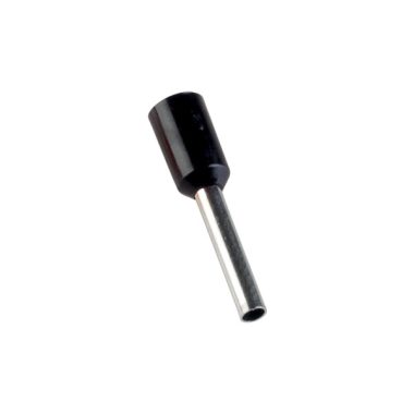 ELMARK szigetelt érvéghüvely, fekete, 1.5mm2, 10mm, 1510, 100db/csomag ELMARK szigetelt érvéghüvely, fekete, 1.5mm2, 10mm, 1510, 100db/csomag