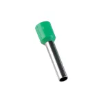   ELMARK szigetelt érvéghüvely, zöld, 6mm2, 18mm, 6018, 100db/csomag