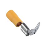   ELMARK szigetelt rátolható csatlakozó csap hüvellyel, sárga, 4.0-6.0mm2, PBDD 5.5-250, 100db/csomag