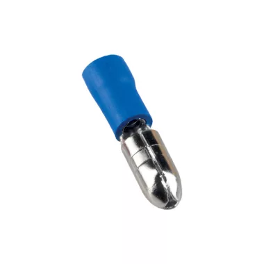 ELMARK szigetelt hengeres csatlakozó dugó, kék, 1.5-2.5mm2, MPD 2-195, 100db/csomag ELMARK szigetelt hengeres csatlakozó dugó, kék, 1.5-2.5mm2, MPD 2-195, 100db/csomag
