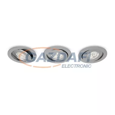 PHILIPS Asterope 591834816 LED süllyesztett spotlámpa 3x4.5W SELV 3x500Lm, alumínium