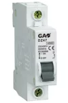 GAO 5930H Circuit Breaker 1P 10A C, 4.5kA, white