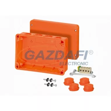 HENSEL FK 7165 tűzálló kábelösszekötő doboz, 243x168x85 mm, E30, E90, IP65