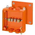   HENSEL FK 9255 tűzálló kábelösszekötő doboz, 200x200x89 mm, E30, E90, IP66