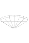 OBO 6001947 GRB 90 530 G 90°-Os Ív Rácsos Kábeltálcához 55x300mm galvanikusan horganyzott acél