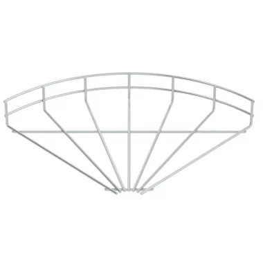 OBO 6001947 GRB 90 530 G 90°-Os Ív Rácsos Kábeltálcához 55x300mm galvanikusan horganyzott acél