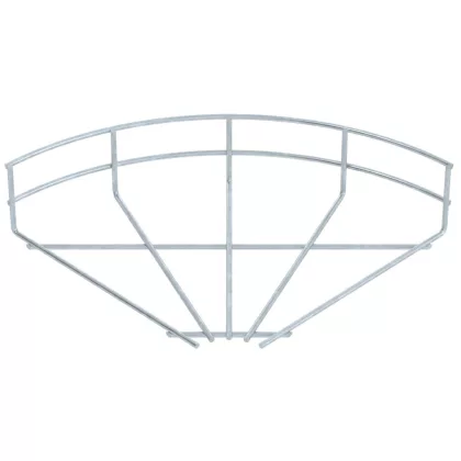   OBO 6002226 GRB 90 520 FT 90°-Os Ív Rácsos Kábeltálcához 55x200mm merítetten tűzihorganyzott acél