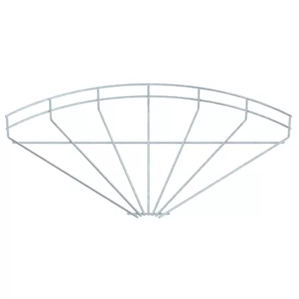   OBO 6002242 GRB 90 540 FT 90°-Os Ív Rácsos Kábeltálcához 55x400mm merítetten tűzihorganyzott acél