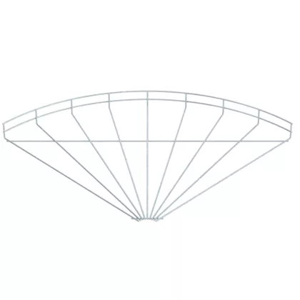   OBO 6002269 GRB 90 560 FT 90°-Os Ív Rácsos Kábeltálcához 55x600mm merítetten tűzihorganyzott acél