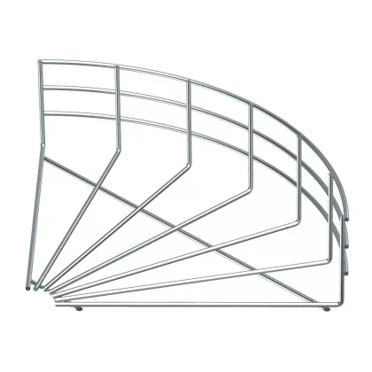   OBO 6002315 GRB 90 120 FT 90°-Os Ív Rácsos Kábeltálcához 105x200mm merítetten tűzihorganyzott acél