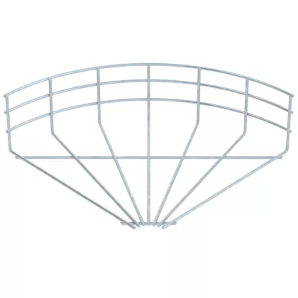   OBO 6002323 GRB 90 130 FT 90°-Os Ív Rácsos Kábeltálcához 105x300mm merítetten tűzihorganyzott acél