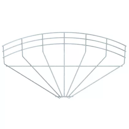   OBO 6002331 GRB 90 140 FT 90°-Os Ív Rácsos Kábeltálcához 105x400mm merítetten tűzihorganyzott acél