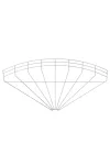 OBO 6002366 GRB 90 160 FT 90°-Os Ív Rácsos Kábeltálcához 105x600mm merítetten tűzihorganyzott acél
