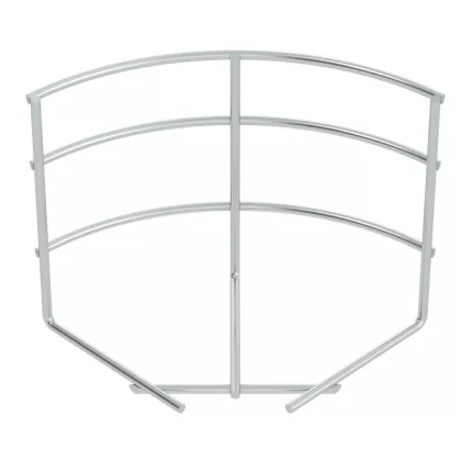   OBO 6002370 GRB 90 110 G 90°-Os Sarokidom Rácsos Kábeltálcához 105x100mm galvanikusan horganyzott acél