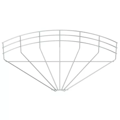  OBO 6002378 GRB 90 140 G 90°-Os Sarokidom Rácsos Kábeltálcához 105x400mm galvanikusan horganyzott acél