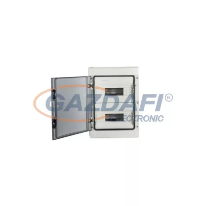   ELMARK falon kívüli manyag elosztódoboz, 24 modul, 2 sor, 300x415x140mm, IP65, fehér