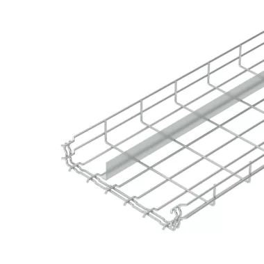 OBO 6006456 GRM-T 55 300 G Grm Rácsos Kábeltálca 1 válaszfallal 55x300x3000mm galvanikusan horganyzott acél OBO 6006456 GRM-T 55 300 G Grm Rácsos Kábeltálca 1 válaszfallal 55x300x3000mm galvanikusan horganyzott acél