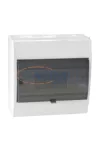 ELMARK falon kívüli manyag elosztódoboz, 12 modul, 1 sor, 270x214x93mm, IP55, fehér