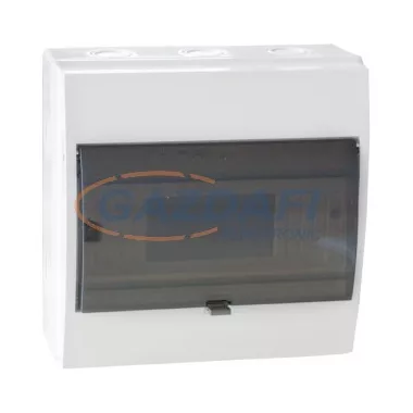 ELMARK falon kívüli manyag elosztódoboz, 24 modul, 2 sor, 340x288x93mm, IP55, fehér