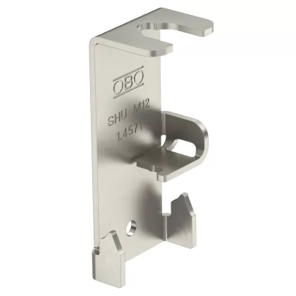   OBO 6015328 SHU M12 VA4571 Oldalfüggeszték Univerzális 75x36x2mm rozsdamentes acél
