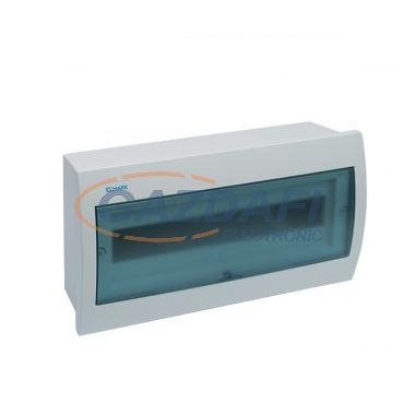 Cutie de distribuție din plastic ELMARK 18 module, 1 rând, 410x204x102mm, IP40, alb