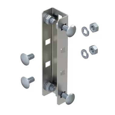 OBO 6018520 VUS 3 VA4571 U-Oszlop Összekötő félgömbfejű csavarokkal együtt 190x45mm acél
