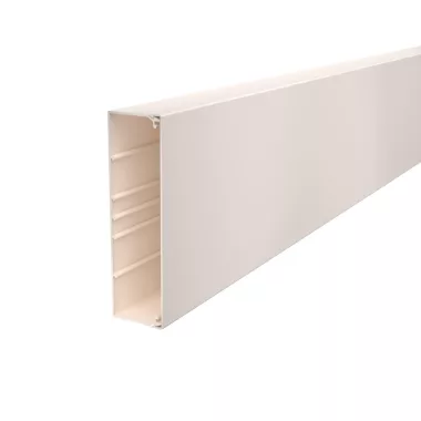OBO 6021875 WDK60210CW Fali És Mennyezeti Csatorna fenékperforálással 60x210x2000mm krémfehér PVC