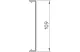 OBO 6022715 2410 110GR Felső Rész rendezőcsatornához 110x2000mm kőszürke PVC