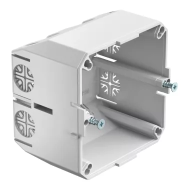 OBO 6023207 2390 Szerelvénydoboz tartógyűrűs készülékekhez világosszürke PVC