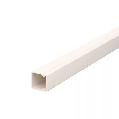 OBO 6025153 WDK20020CW Fali És Mennyezeti Csatorna fenékperforálással 20x20x2000mm krémfehér PVC