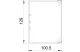 OBO 6026273 WDK100130CW Fali És Mennyezeti Csatorna fenékperforálással 100x130x2000mm krémfehér PVC