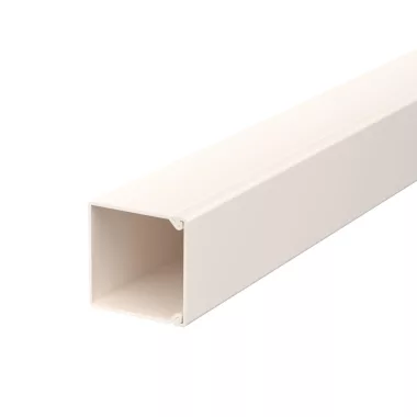 OBO 6026427 WDK25025CW Fali És Mennyezeti Csatorna fenékperforálással 25x25x2000mm krémfehér PVC