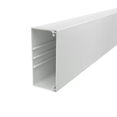 OBO 6027148 WDK60130LGR Fali És Mennyezeti Csatorna fenékperforálással 60x130x2000mm világosszürke PVC