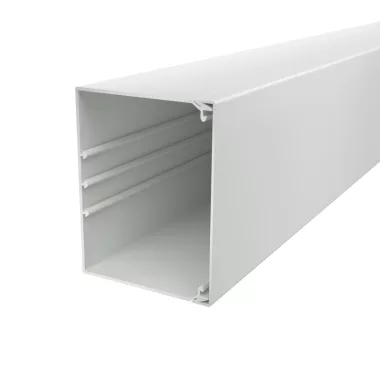OBO 6027245 WDK100130LGR Fali És Mennyezeti Csatorna fenékperforálással 100x130x2000mm világosszürke PVC