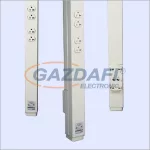   LEGRAND 603809 Alumínium mini energiaoszlop 2 rekeszes, 0,30 m magas