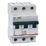 LEGRAND 605043 LR kismegszakító 3P 10A C