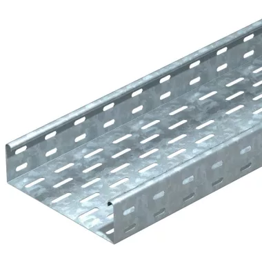OBO 6056423 EKS 640 FS Kábeltálca Eks perforált 60x400x3000mm szalaghorganyzott acél